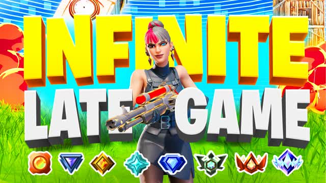 INFINITE LATE GAME — Fortnite Creative map cover art