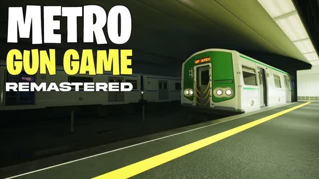 METRO: GUN GAME - REMASTERED — Fortnite Creative map cover art