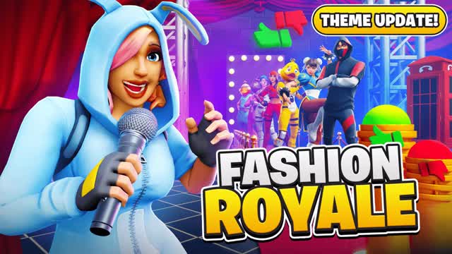 Fashion Show Royale — Fortnite Creative map cover art