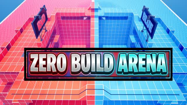 🔴 RED VS BLUE: ZERO BUILD PRO 🔵 — Fortnite Creative map cover art