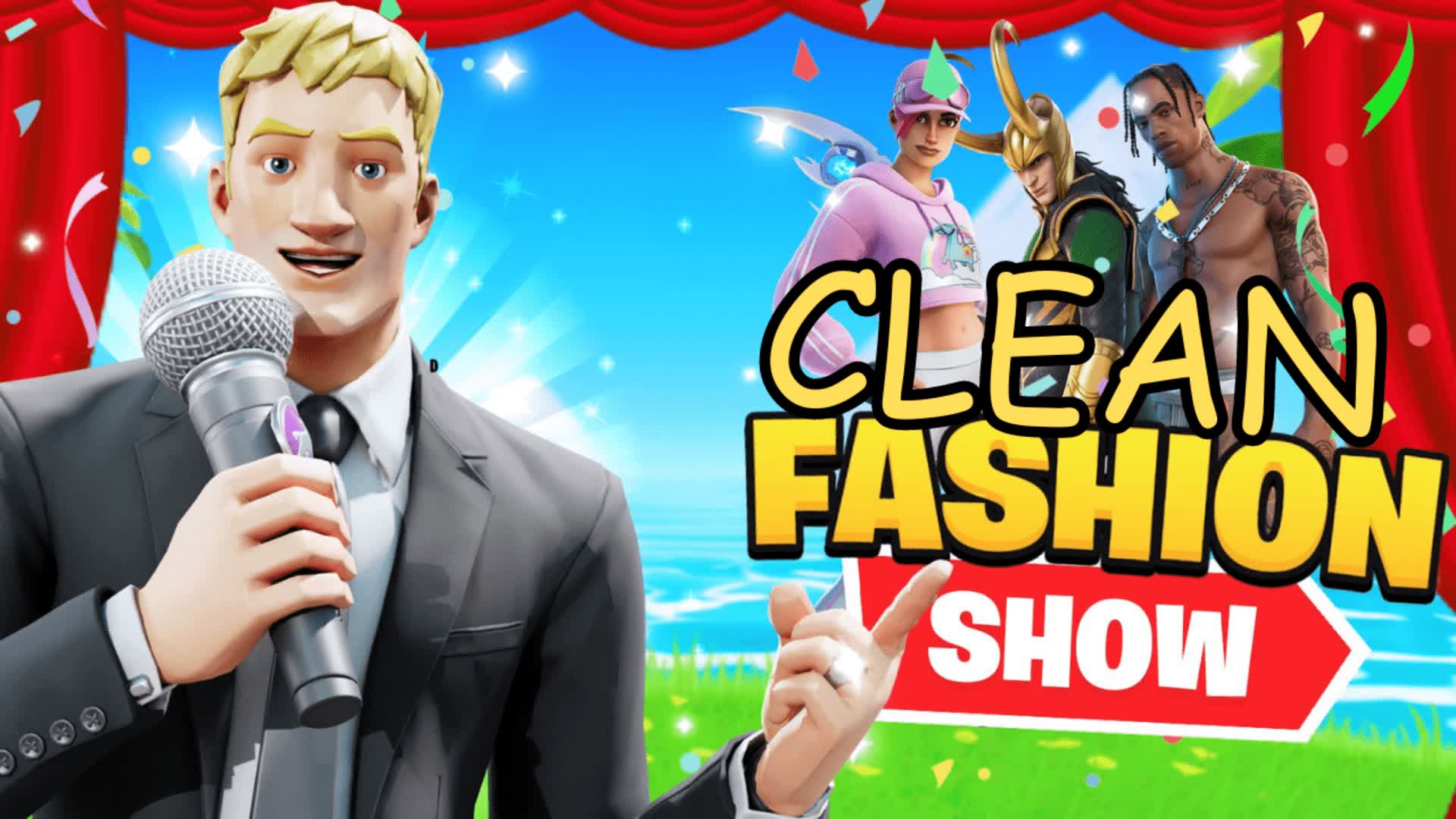 CLEAN FASHION SHOW! — Fortnite Creative map