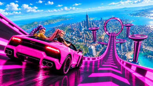 EXTREME RACING - CAR GAME — Fortnite Creative map