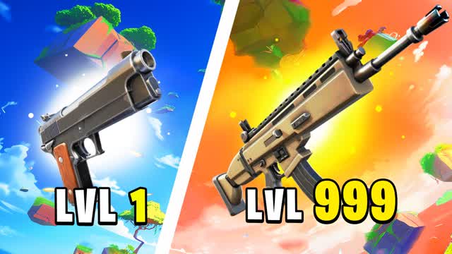 🎯SKYBLOCK GUN GAME ONE SHOT — Fortnite Creative map cover art