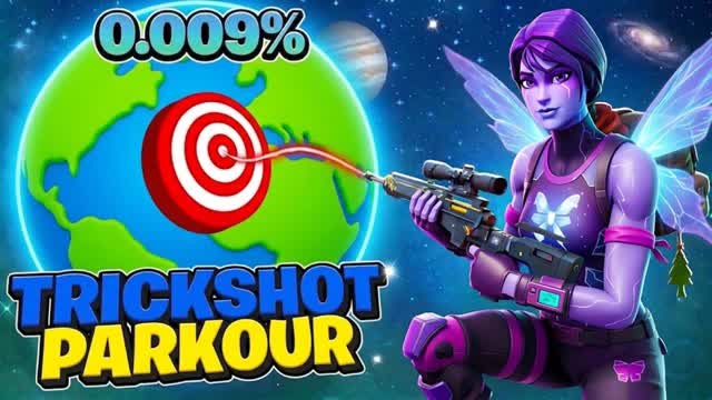 TRICKSHOT PARKOURπ―(105 LEVELS) β Fortnite Creative map