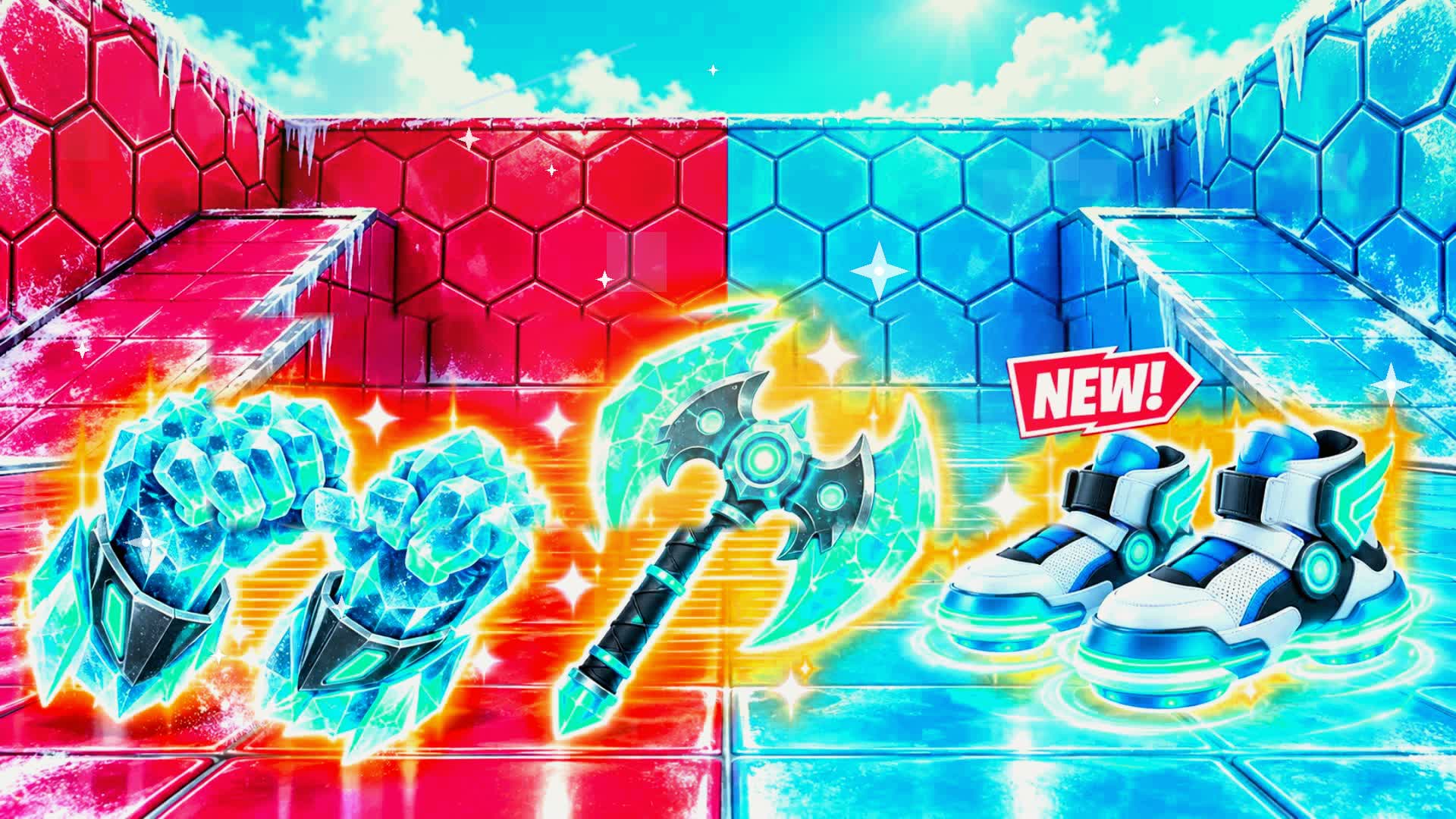 [][SPIDER-MAN SONIC Frenzy 🔴🔵 — Fortnite Creative map