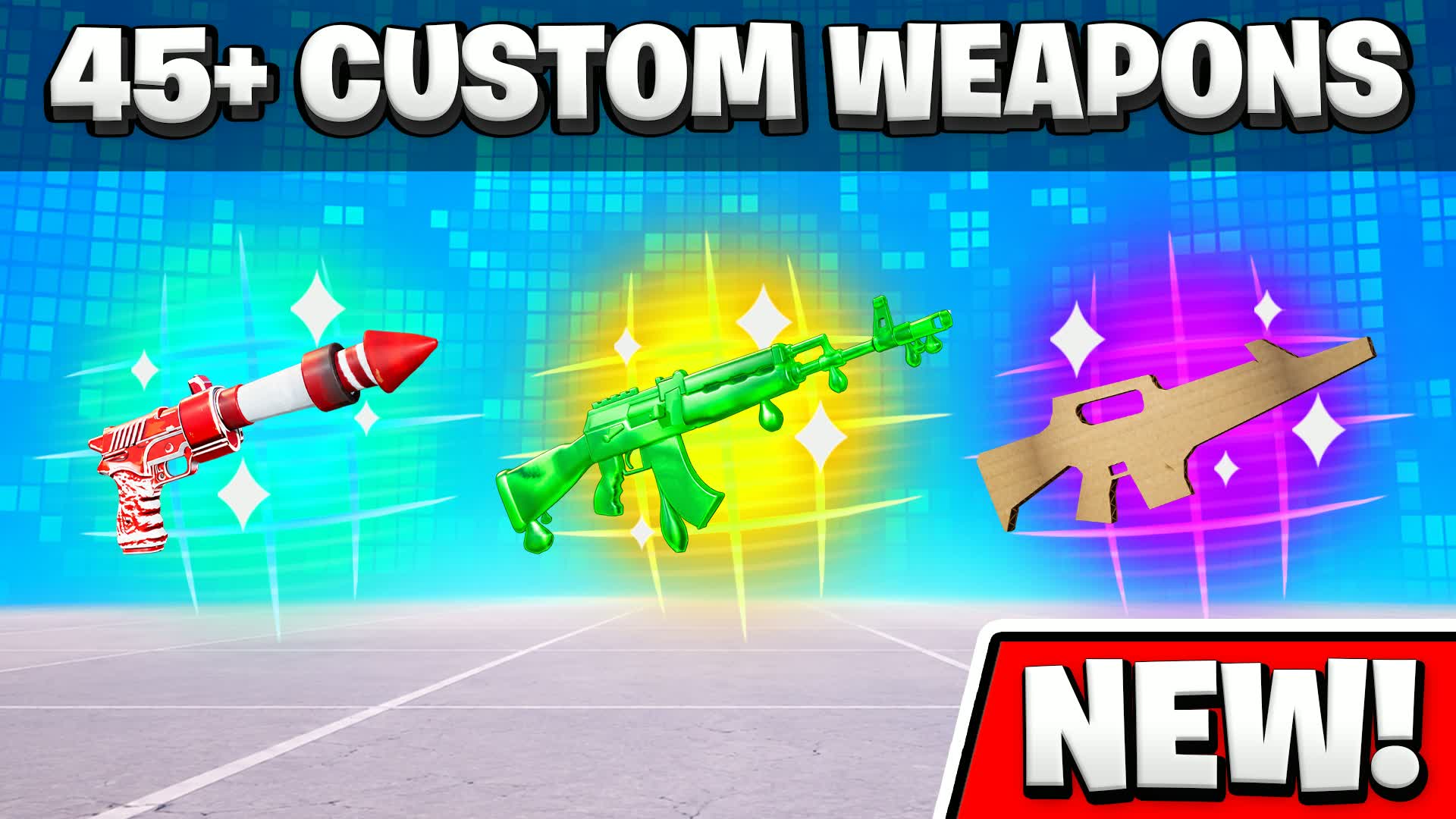 TRY CUSTOM WEAPONS — Fortnite Creative map