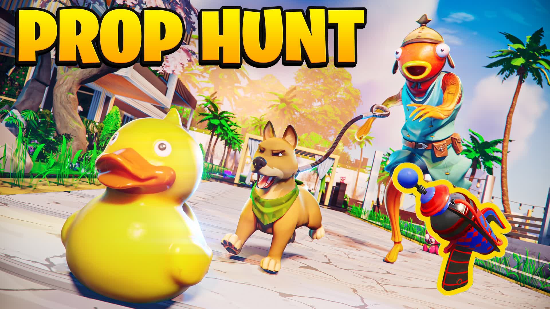 Villa House - Prop Hunt — Fortnite Creative map
