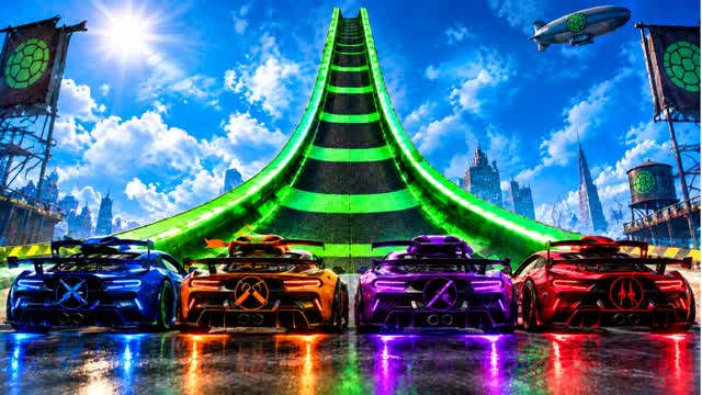 Mega Ramp Racing - car game — Fortnite Creative map