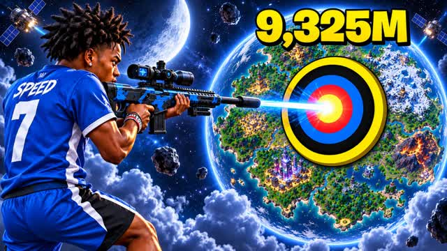 🏆 ISHOWSPEED TRICKSHOT KING 👑 — Fortnite Creative map cover art