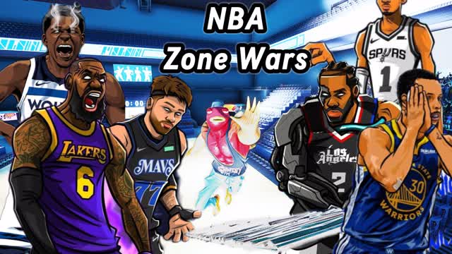 NBA Zone Wars — Fortnite Creative map cover art