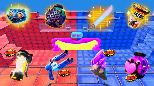 RED VS BLUE 🔴🔵COMBAT NEW — Fortnite Creative map