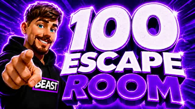 100 FAITH ESCAPE ROOM 🙏 — Fortnite Creative map cover art