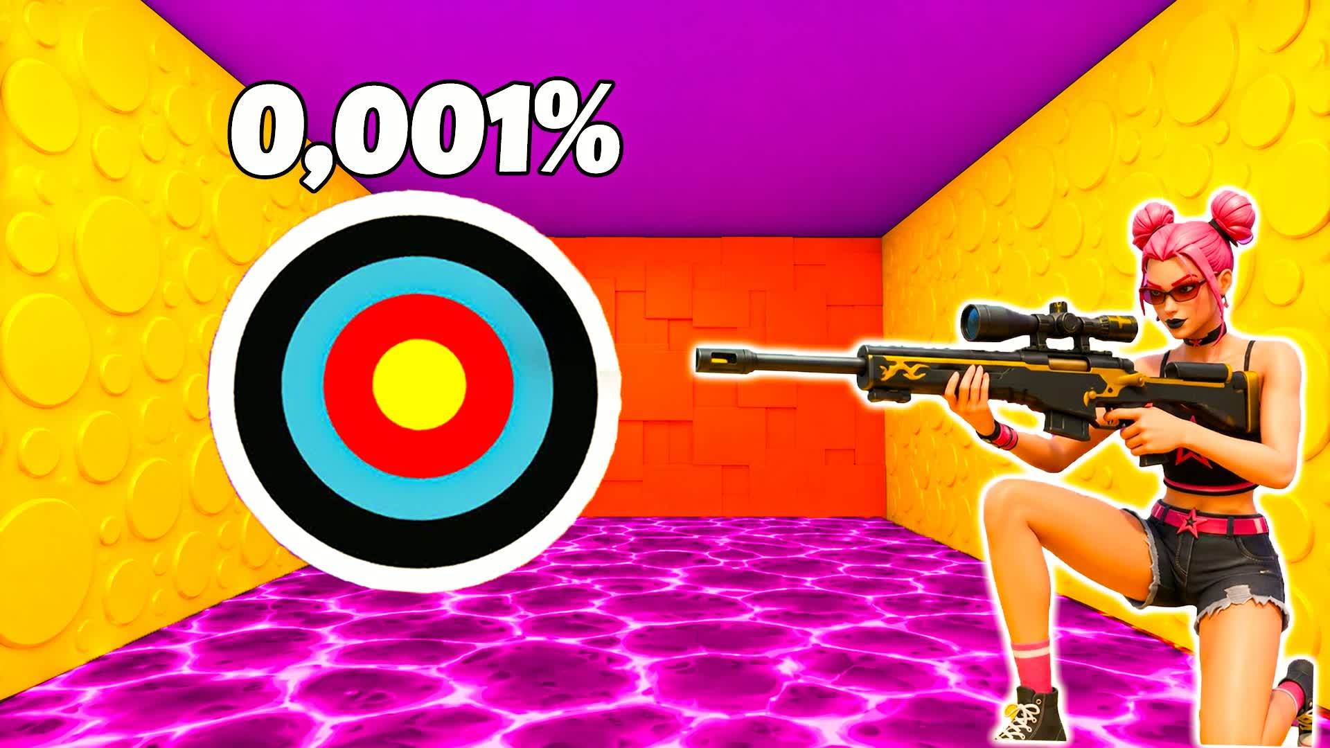 UNC VERY EASY TRICKSHOT PARKOUR — Fortnite Creative map