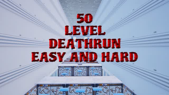 50 LEVEL DEATHRUN EASY & HARD — Fortnite Creative map