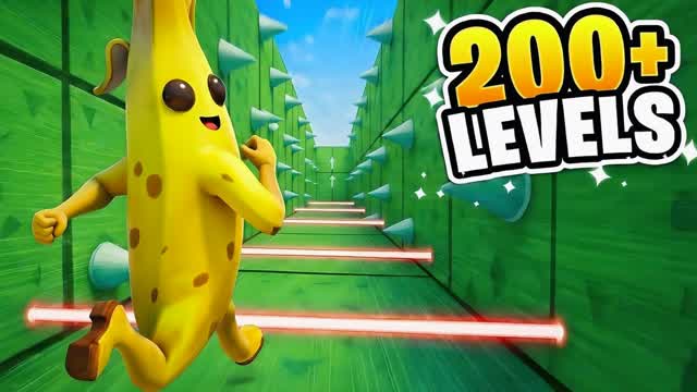 🔥FUN PARKOUR 200+ — Fortnite Creative map cover art