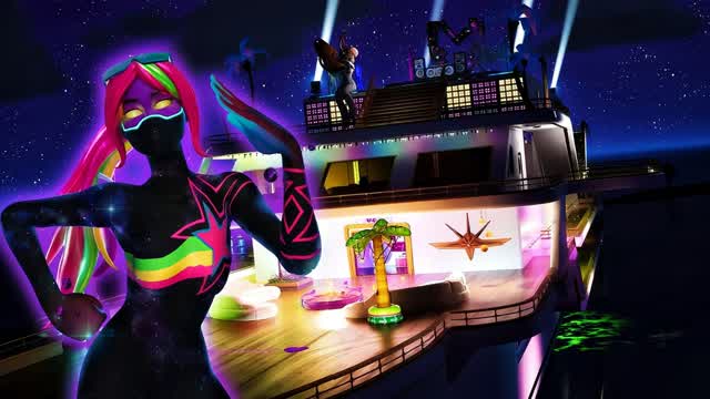 G4L4XIA'S PARTY YACHT ✨ — Fortnite Creative map cover art