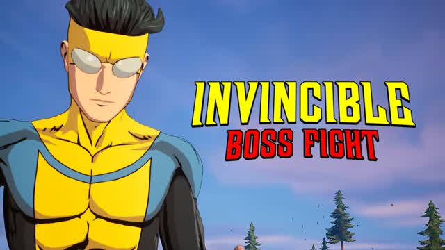 Superhero Boss Fight — Fortnite Creative map cover art