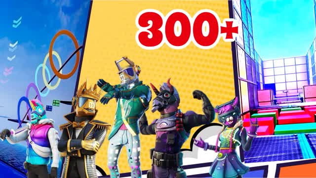 🌈300+ Fun Default Deathrun🌈 — Fortnite Creative map