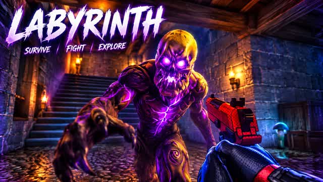 LABYRINTH: CREATURE ESCAPE! — Fortnite Creative map