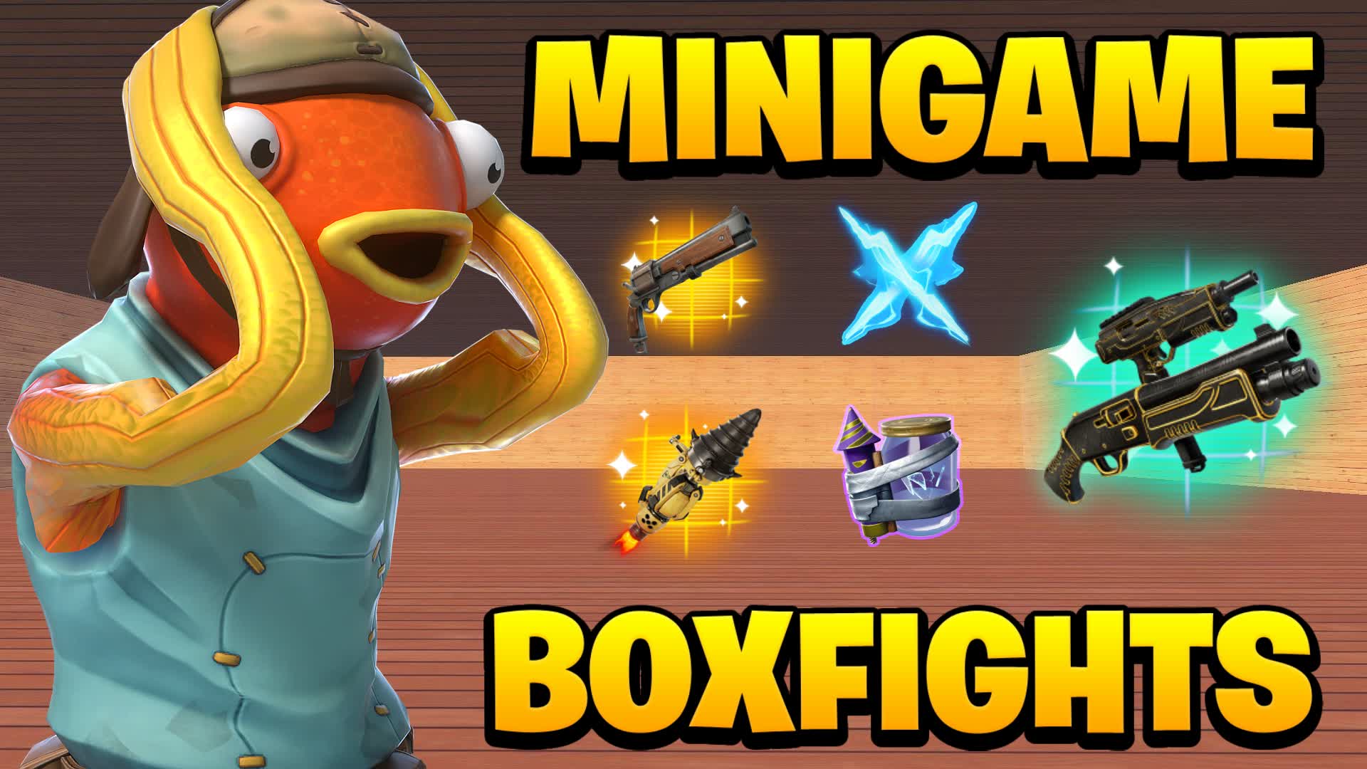 MINIGAME BOXFIGHTS 📦 35+ FUN MINIGAMES — Fortnite Creative map