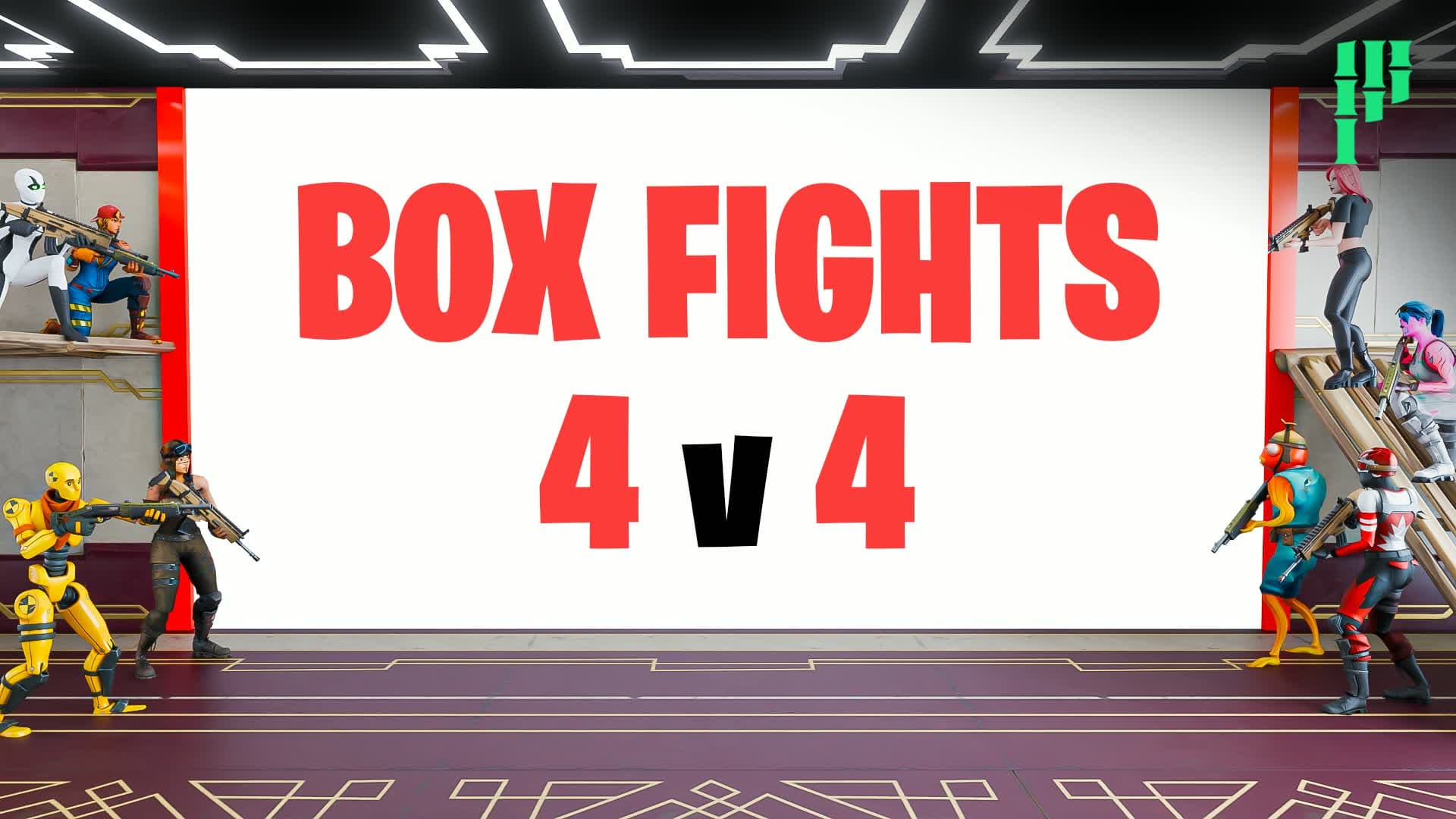 PANDVIL Box Fights (4v4) 📦 — Fortnite Creative map