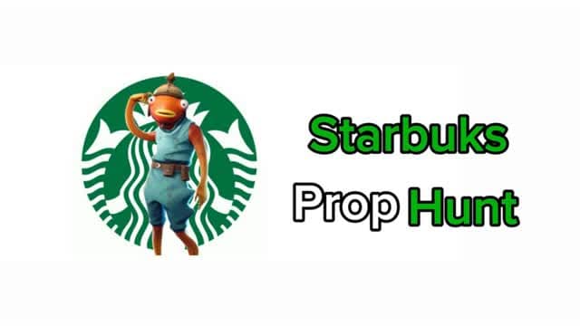☕STARBUKS PROP HUNT☕ — Fortnite Creative map cover art