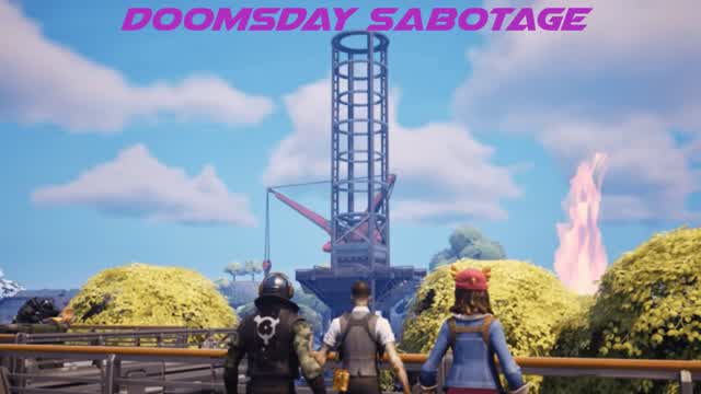 Doomsday Sabotage — Fortnite Creative map cover art