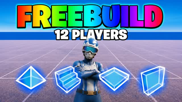 ULTIMATE FREE BUILD — Fortnite Creative map cover art