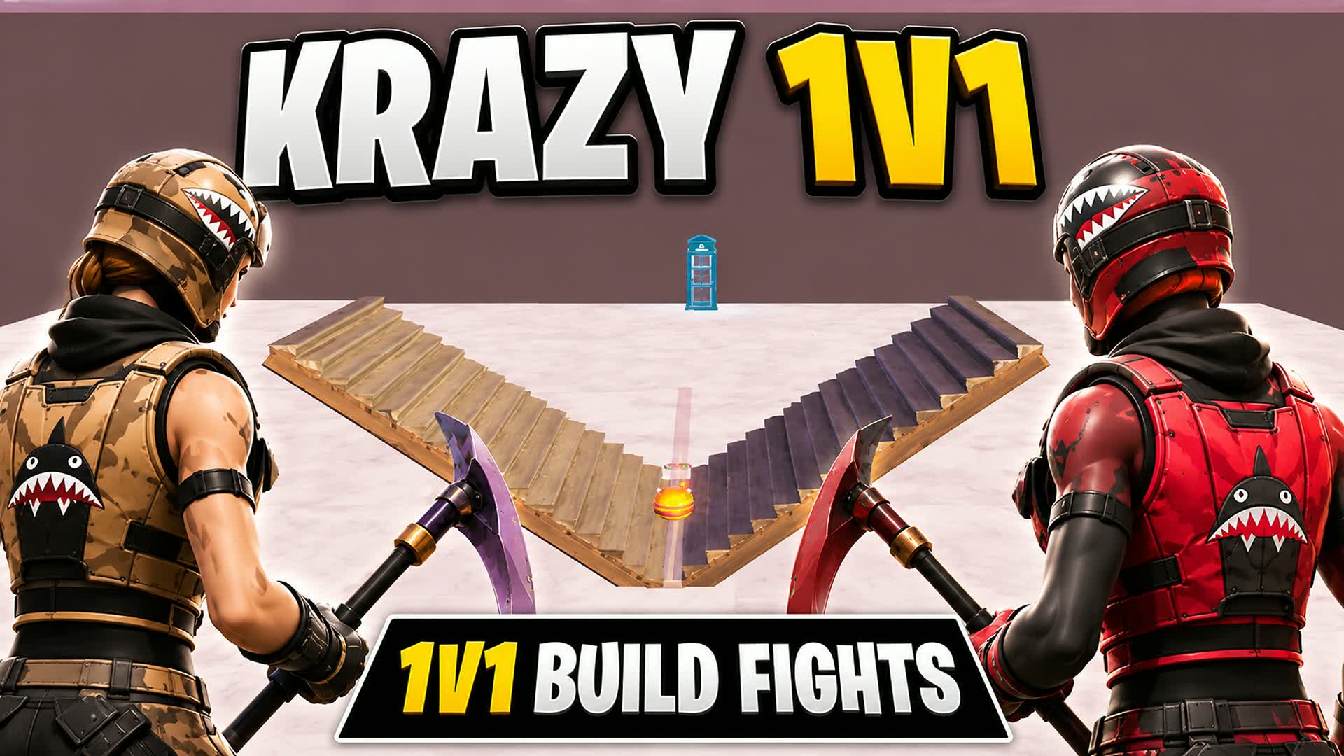 Krazy 1v1 Build Fights — Fortnite Creative map