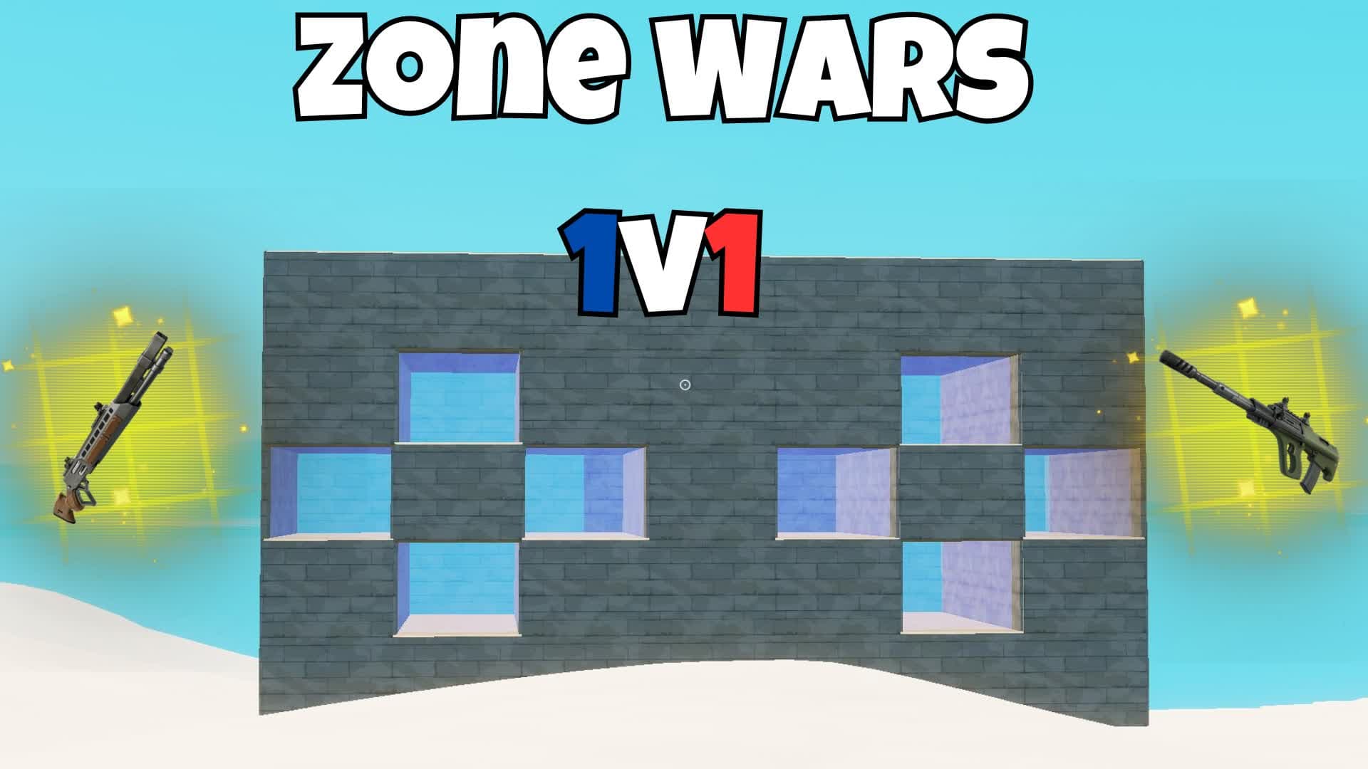 1v1 Zone Wars — Fortnite Creative map