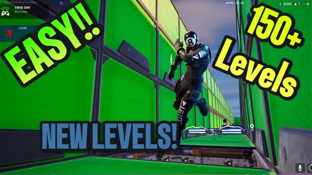 150+ EASY DEATHRUN⭐ — Fortnite Creative map cover art
