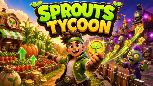 🌱 Sprouts Tycoon (V1) — Fortnite Creative map