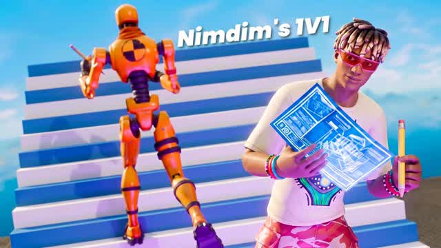 1v1 Build Fights (Nimdims) 2.0 — Fortnite Creative map cover art