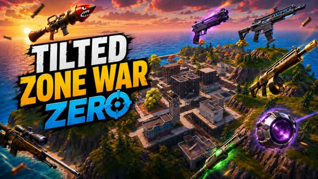 Tilted Zone War Zero — Fortnite Creative map cover art