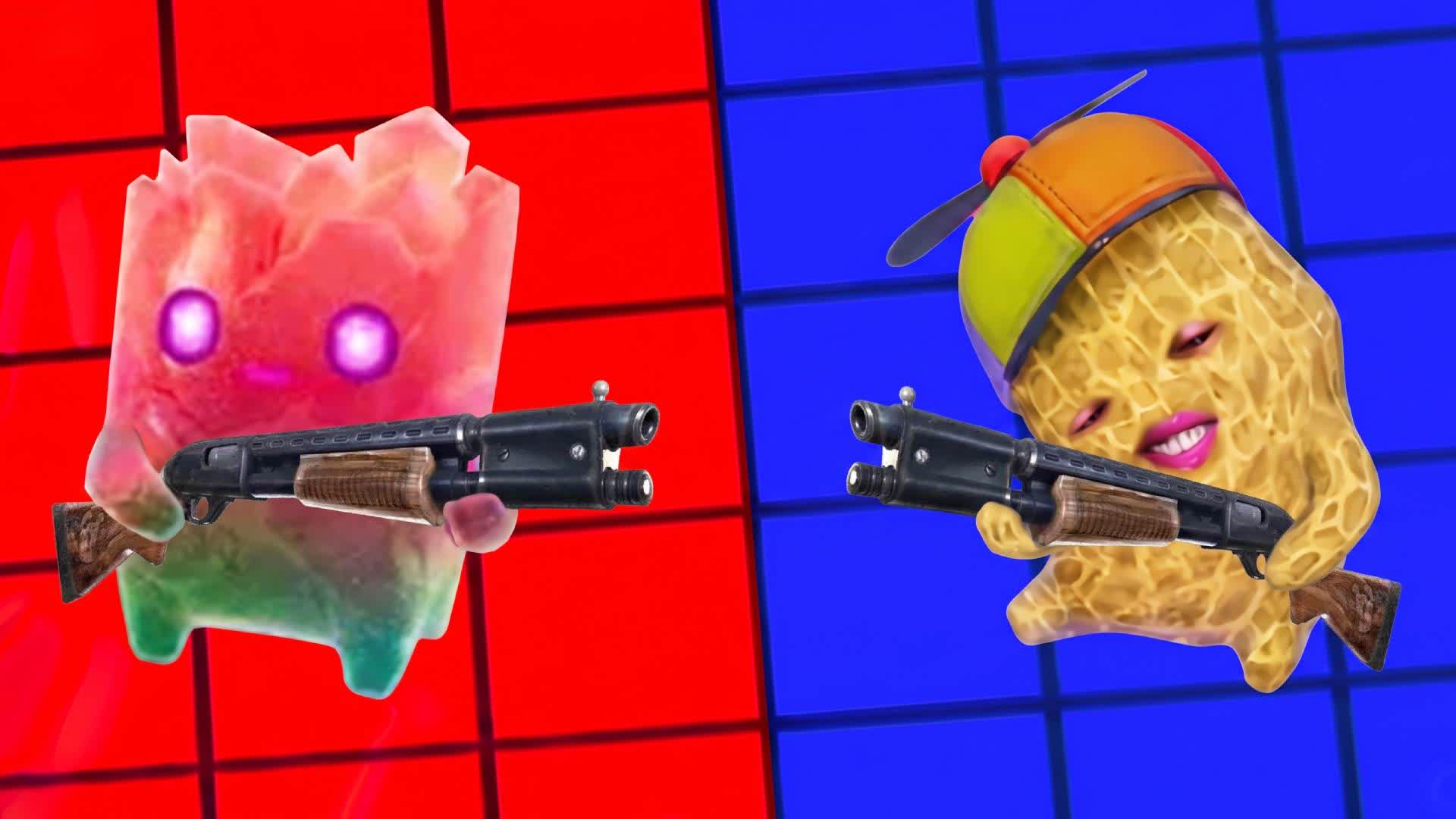RED VS BLUE🔴🔵SPRITE GOATS — Fortnite Creative map