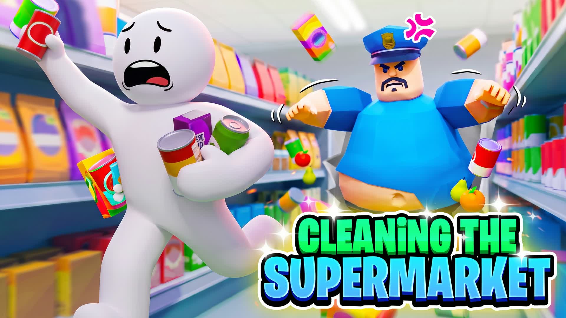 Clean the supermarket - horror — Fortnite Creative map