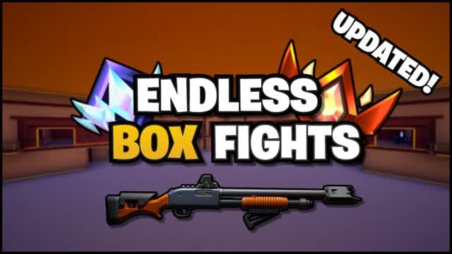 ENDLESS BOX FIGHTS 📦 FREE FOR ALL — Fortnite Creative map cover art