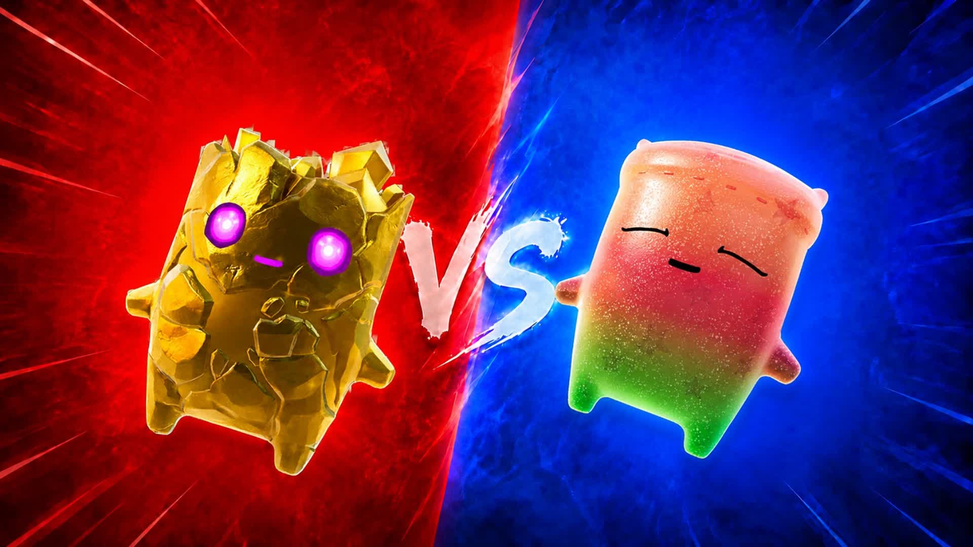 MEGA CHAOS RED VS BLUE 🔴🔵 — Fortnite Creative map
