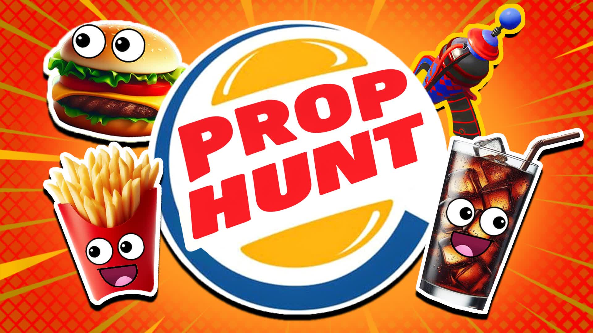 FAST FOOD PROP HUNT 🍔 — Fortnite Creative map