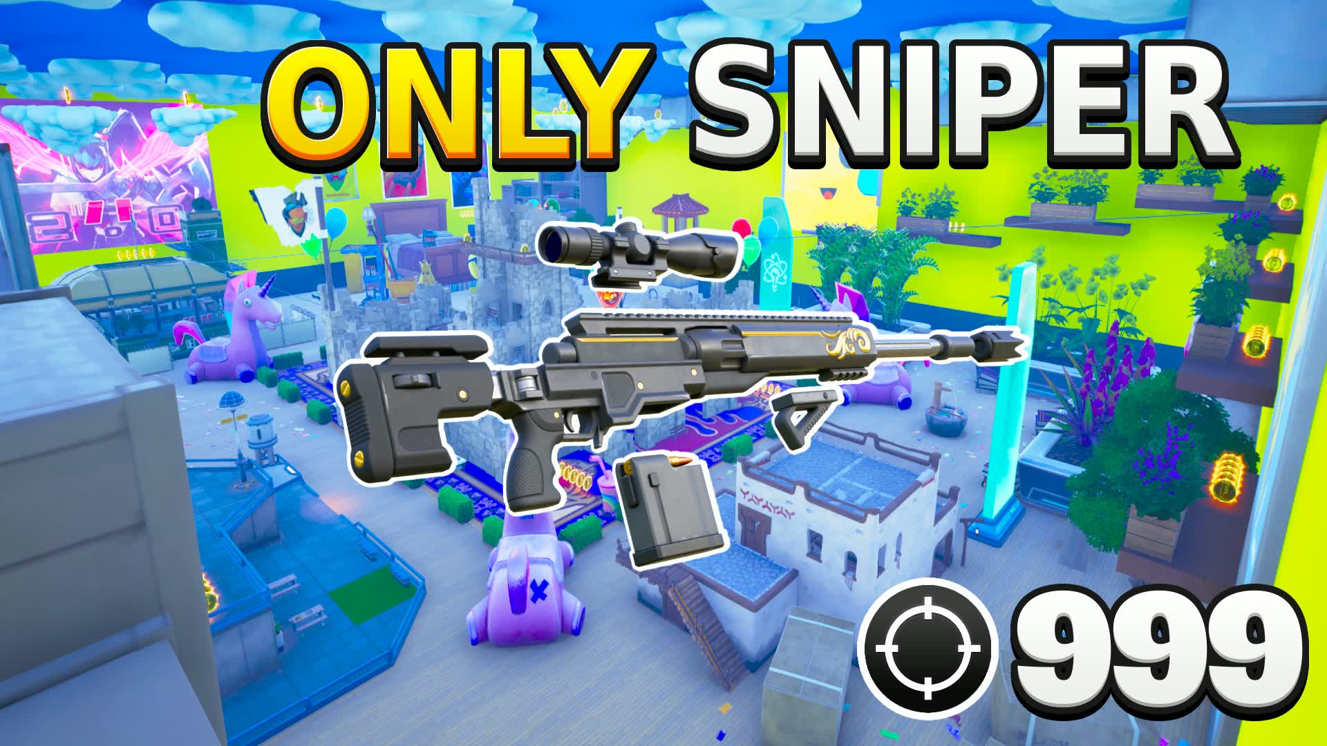 ONLY SNIPER KIDS ROOM — Fortnite Creative map