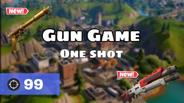 🔫 Tilted Towers one shot gun game 🔫 — Fortnite Creative map