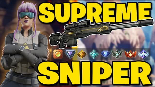 SUPREME SNIPER VS RUNNERS — Fortnite Creative map cover art