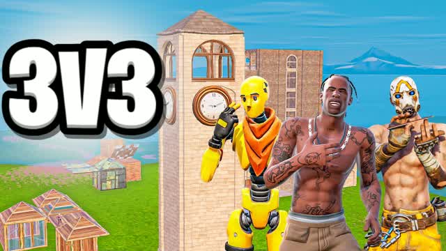 3V3 THE LAST STORM 🌀 - 3DH سكرمز العاصف — Fortnite Creative map