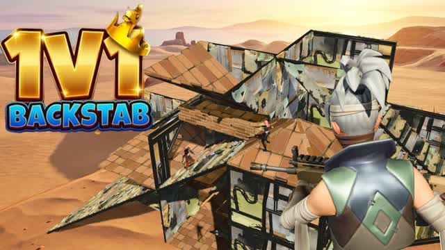 1V1 BACKSTAB REALISTICS 🎯[SPEED] — Fortnite Creative map cover art