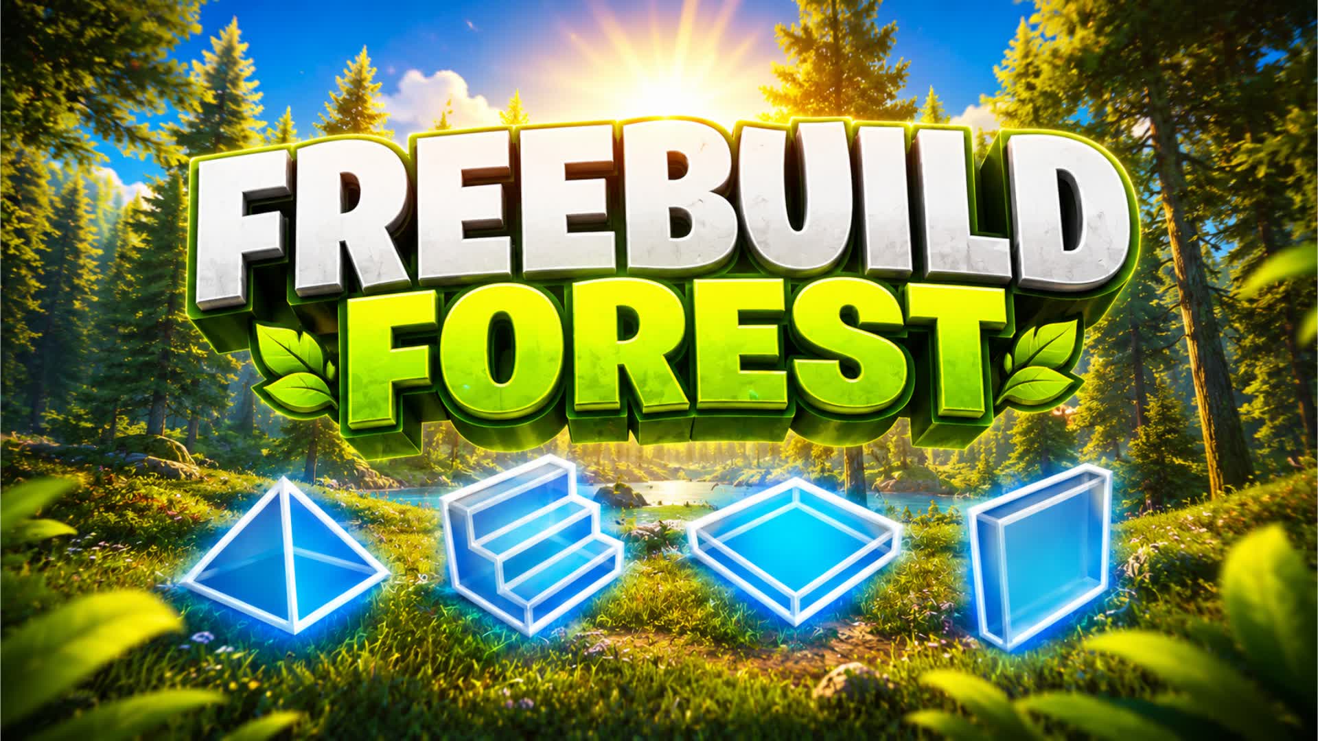 FOREST FREEBUILD — Fortnite Creative map
