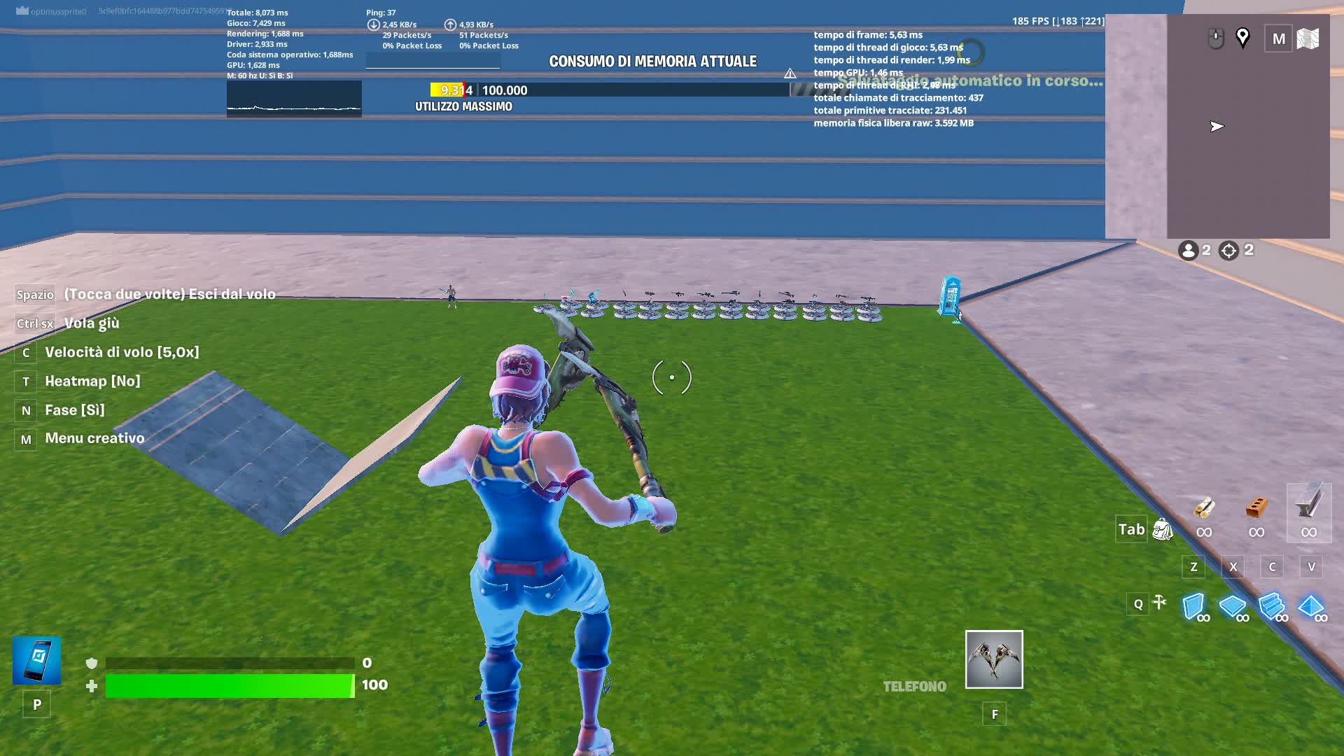 1v1 o, freebuild — Fortnite Creative map