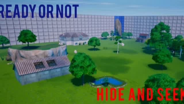Ready or not hide and seek map — Fortnite Creative map cover art