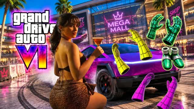 GRAND POWER LUCIA DRIVE AUTO VI — Fortnite Creative map cover art