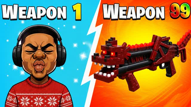 CUSTOM WEAPONS 🔫 SUPER HERO GUN GAME — Fortnite Creative map