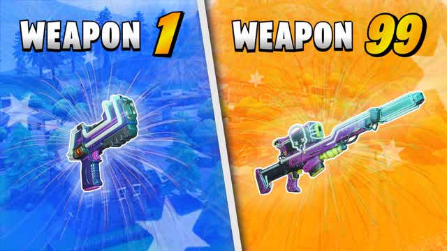 ⭐ 2024 - GUN GAME ⭐ — Fortnite Creative map cover art
